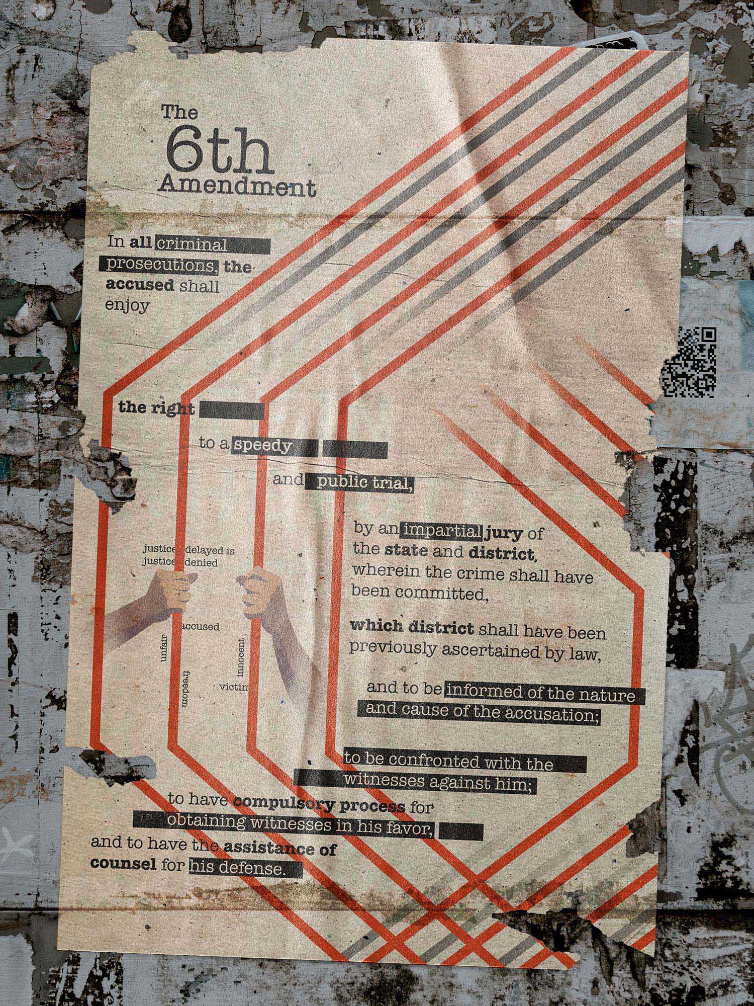 6th Amendment Poster