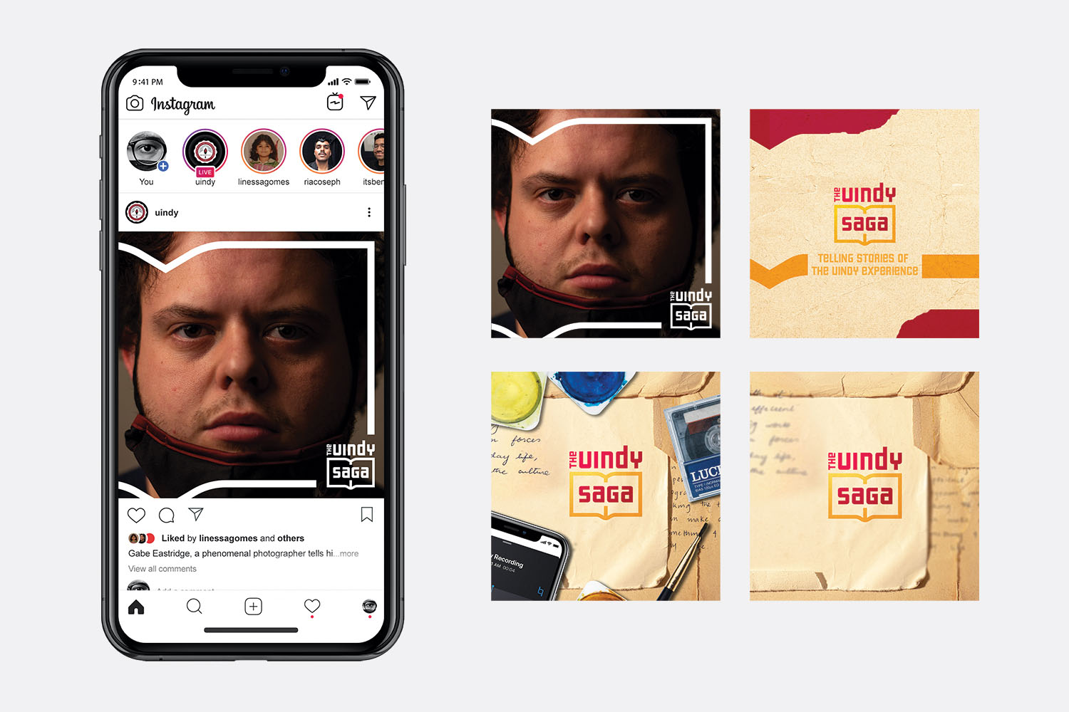 The UIndy Saga Instagram Posts